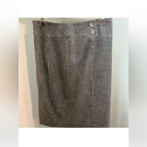 WHBM Grey Women’s Pencil Skirt